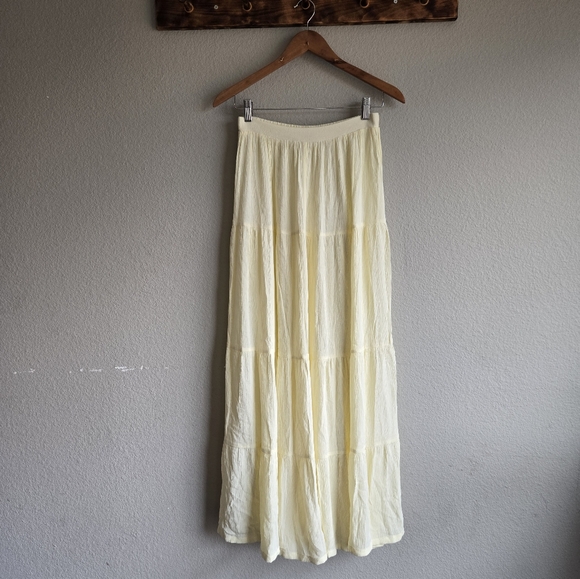 Z Supply Nicola Crinkle Tiered Maxi Skirt - Picture 2 of 5